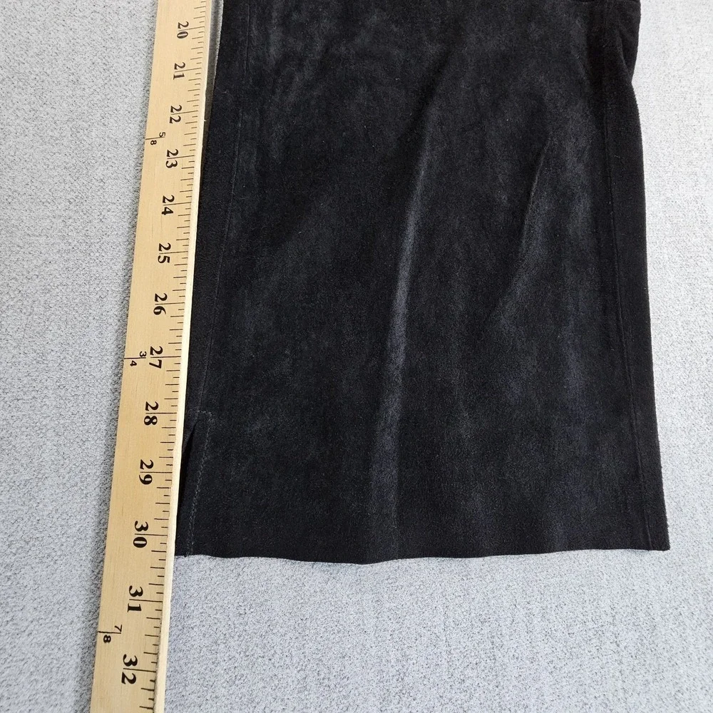 Provence D'amore Women's Black Suede Leather Capri Sz 8‎
